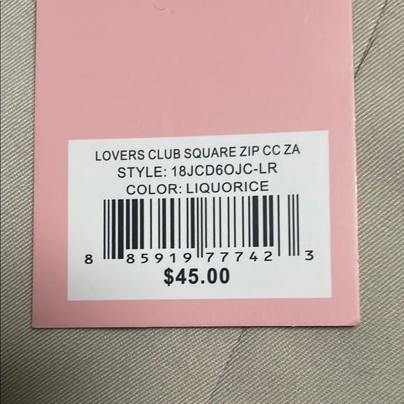 Juicy Couture Pink and Black Card Holder - Picture 2 of 8